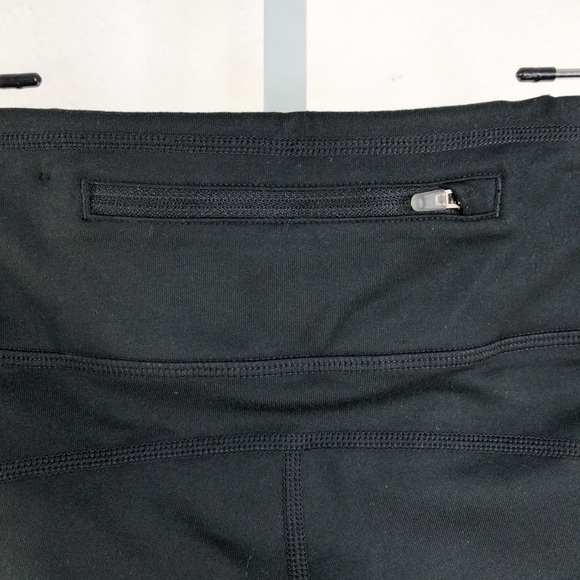 Nike Black Dri Fit Running Cropped Leggings Tights - Picture 5 of 11